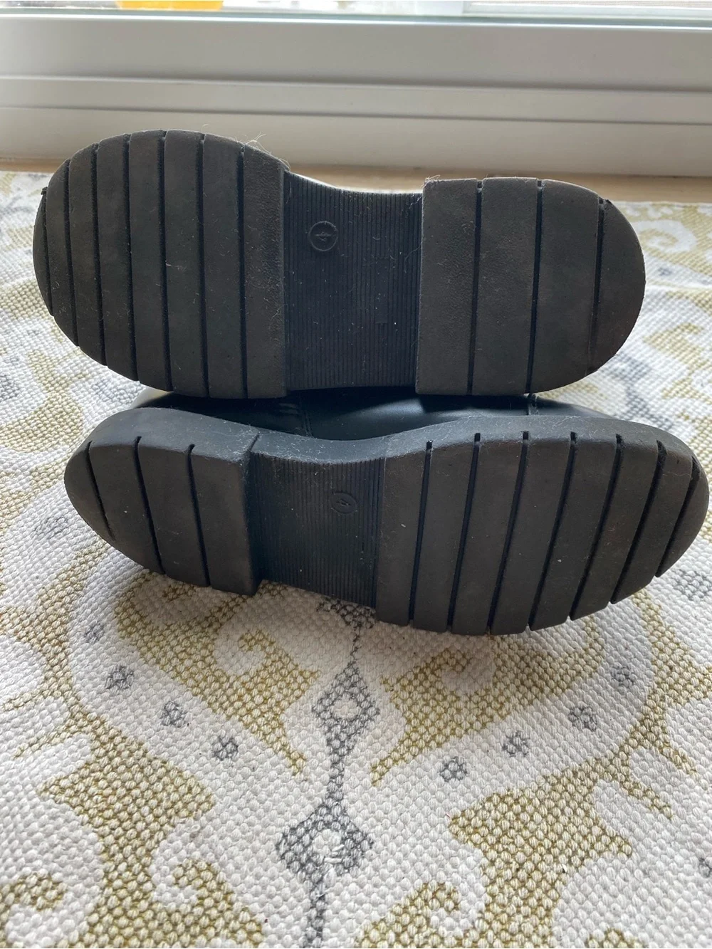 Art Class Kids Black Ring Harness Chunky Zippered Ankle Boots